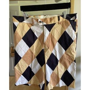 Loudmouth mens gold shorts